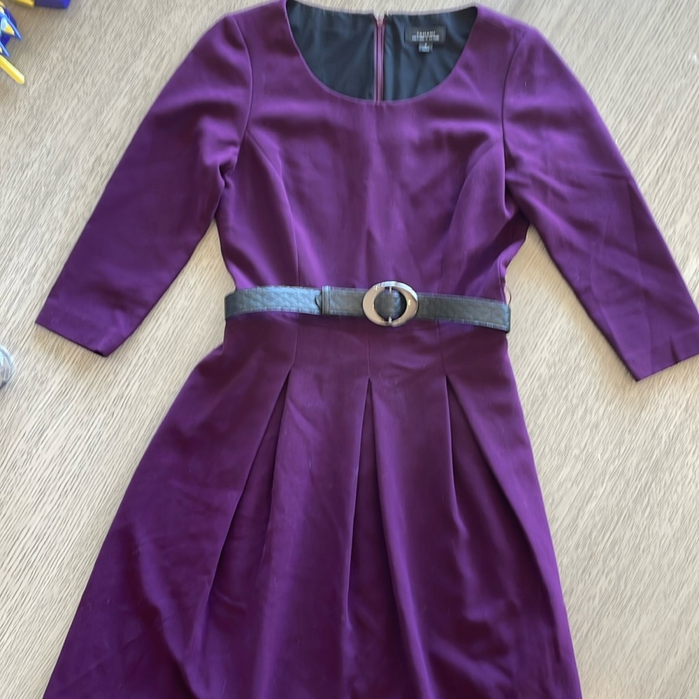 Tahari Purple Dress